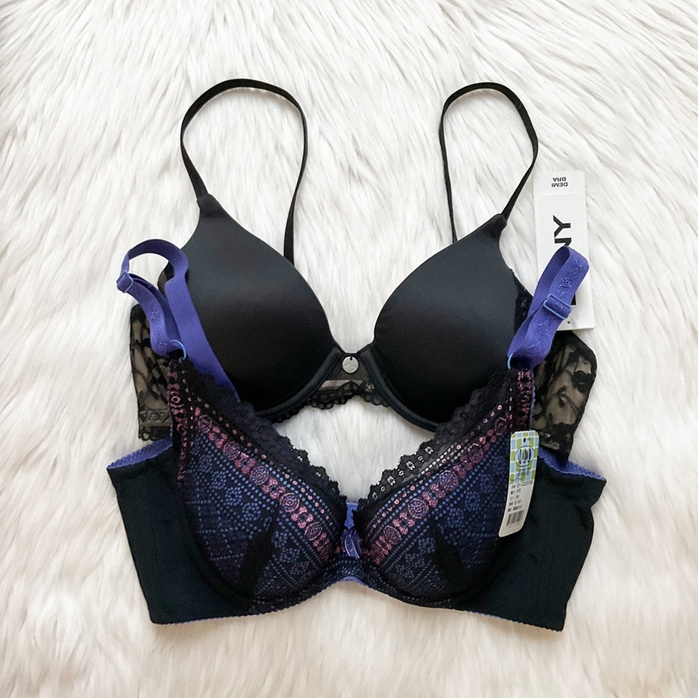 DKNY & MEL Lightly-lined & Padded Bras, 36B (sister size: 34C)